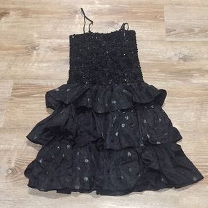 Black cocktail dress